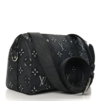 Louis Vuitton Cowhide Faded Monogram City Keepall Charcoal 3 of 10