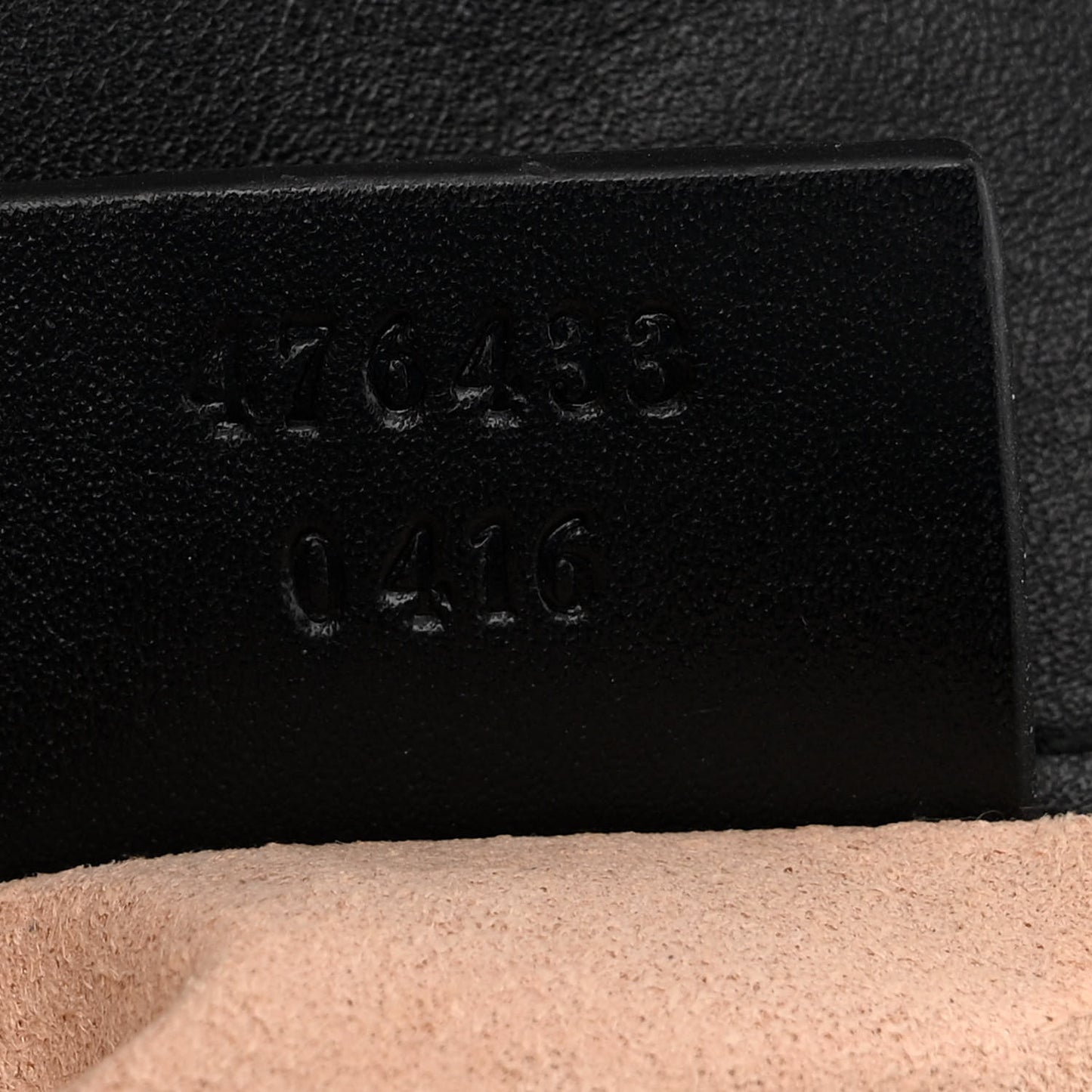 Calfskin Matelasse Super Mini GG Marmont Shoulder Bag Black