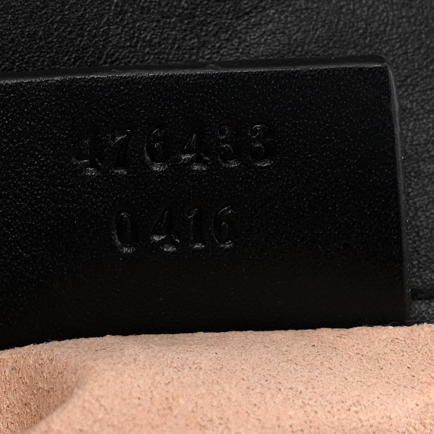 Gucci Calfskin Matelasse Super Mini GG Marmont Shoulder Bag Black 7 of 11