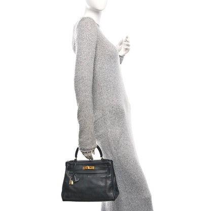 Hermes Evercalf Kelly Retourne 28 Black 2 of 15