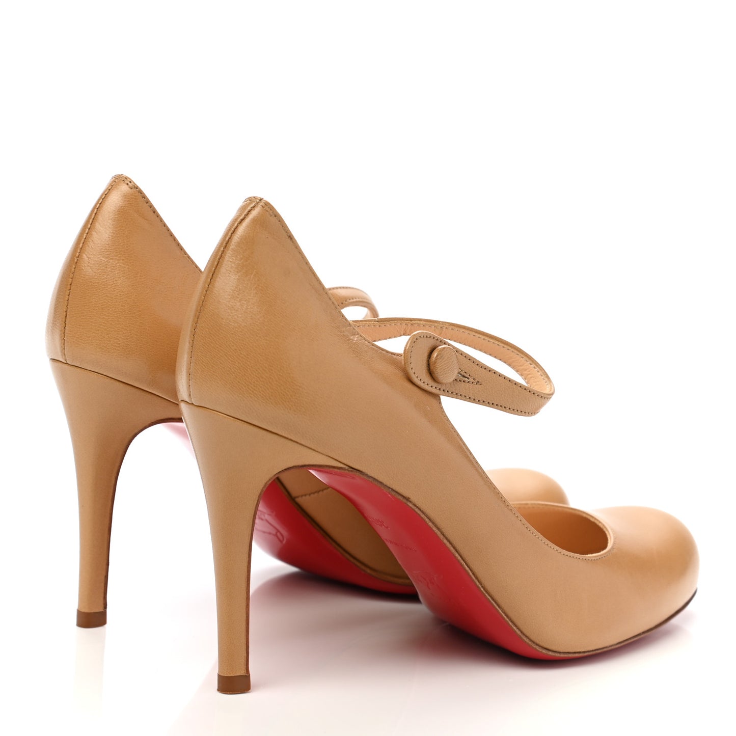 Nappa Mary Jane 85 Pumps 36.5 Beige