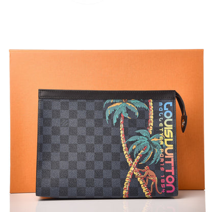 Louis Vuitton Damier Cobalt Jungle Pochette Voyage MM 10 of 10