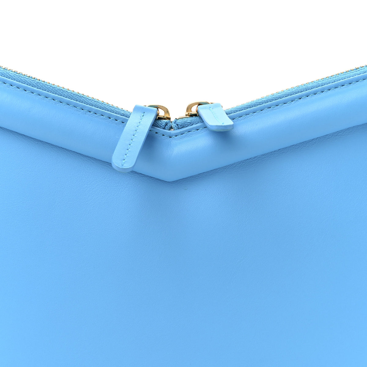 Mansur Gavriel Smooth Calfskin Mini Frame Bag Blue 6 of 9