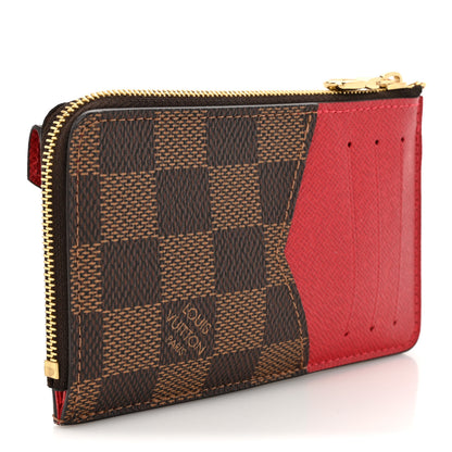 Louis Vuitton Damier Ebene Recto Verso Card Holder Red 3 of 7