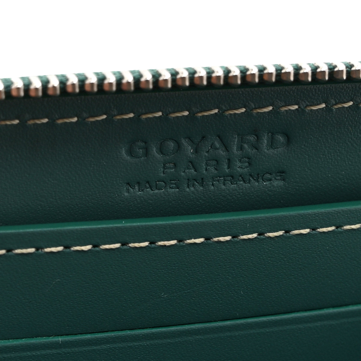 Goyard Goyardine Matignon PM Wallet Green 6 of 11