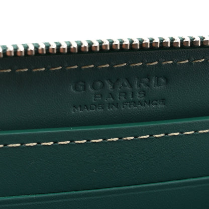 Goyard Goyardine Matignon PM Wallet Green 6 of 11