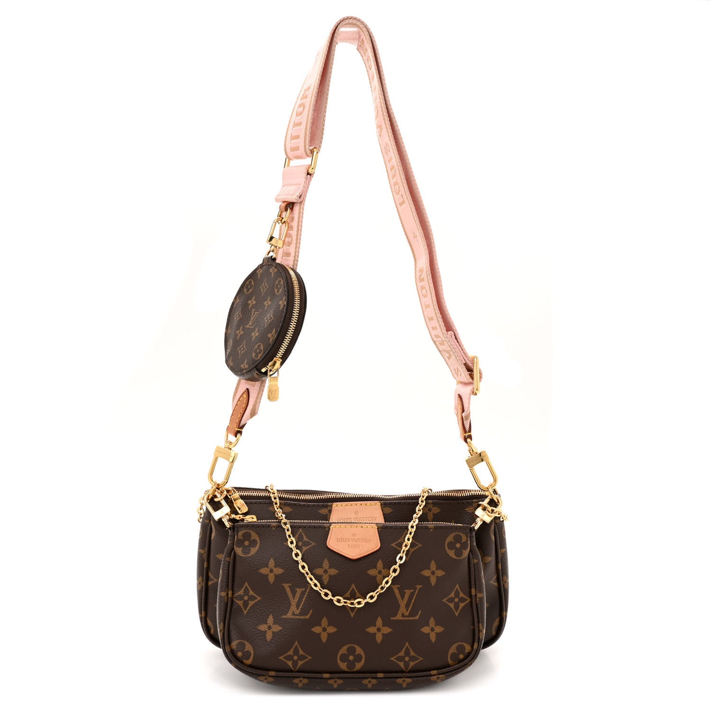 Monogram Multi Pochette Accessories Rose Clair