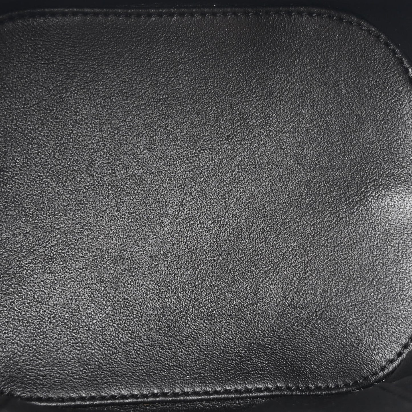 Lambskin Quilted Trendy Vanity Case Black