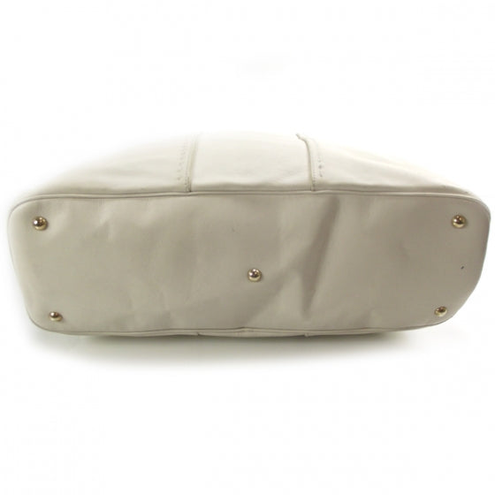 Leather Large Muse Ivory