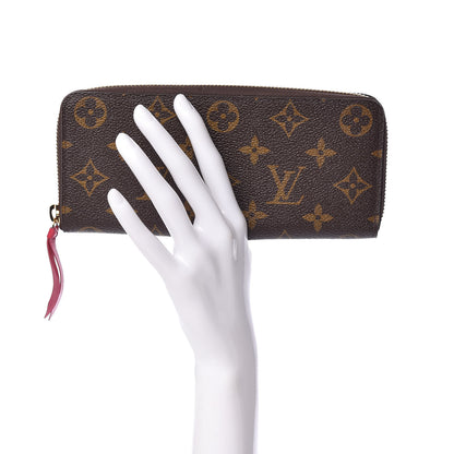 Louis Vuitton Monogram Clemence Wallet Hot Pink 2 of 8