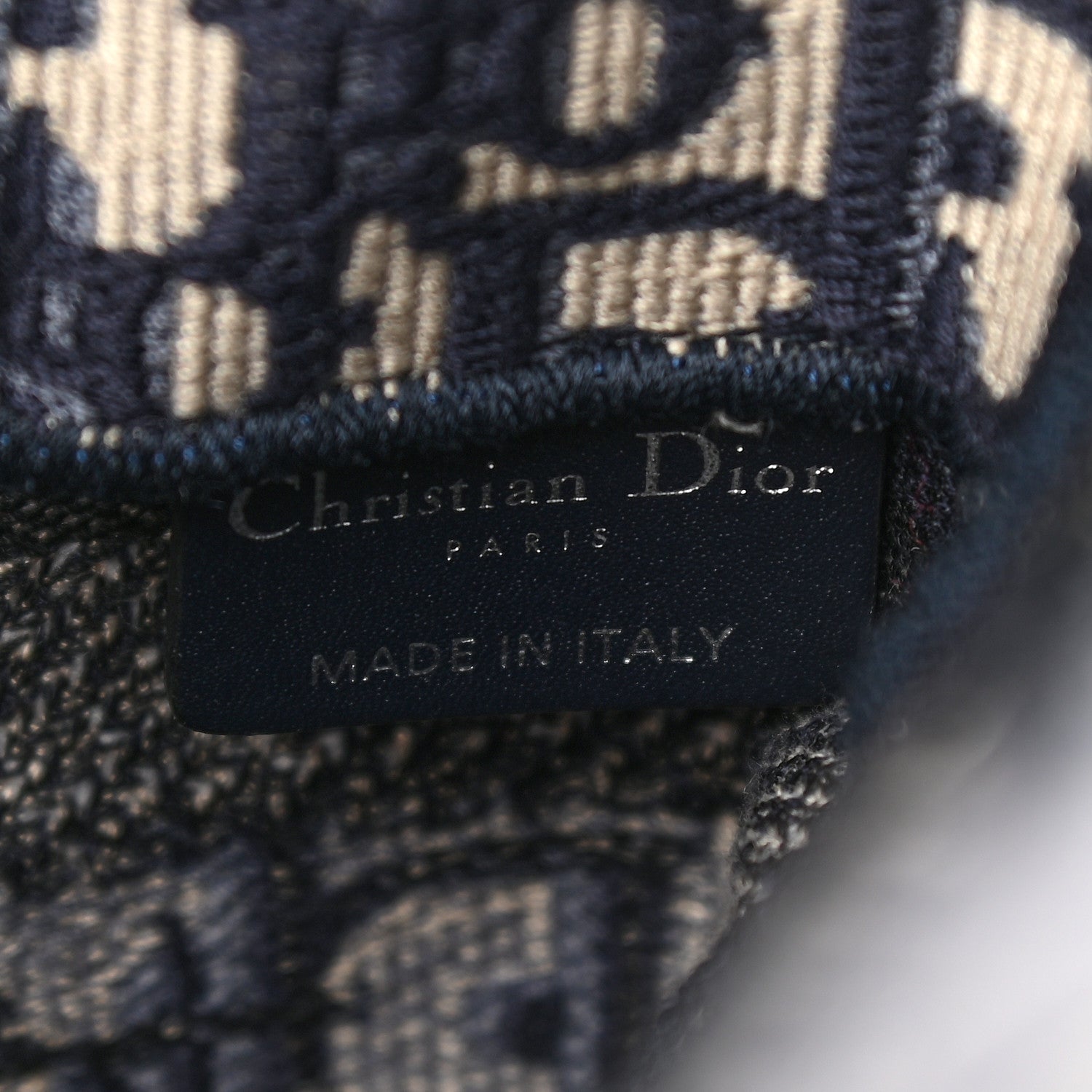 Christian Dior Oblique Backpack Blue White 6 of 11