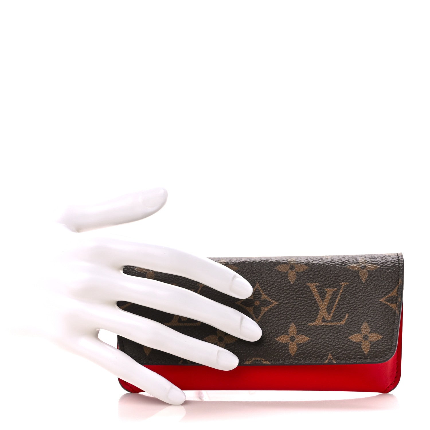 Louis Vuitton Monogram Woody Glasses Case Rouge 2 of 13