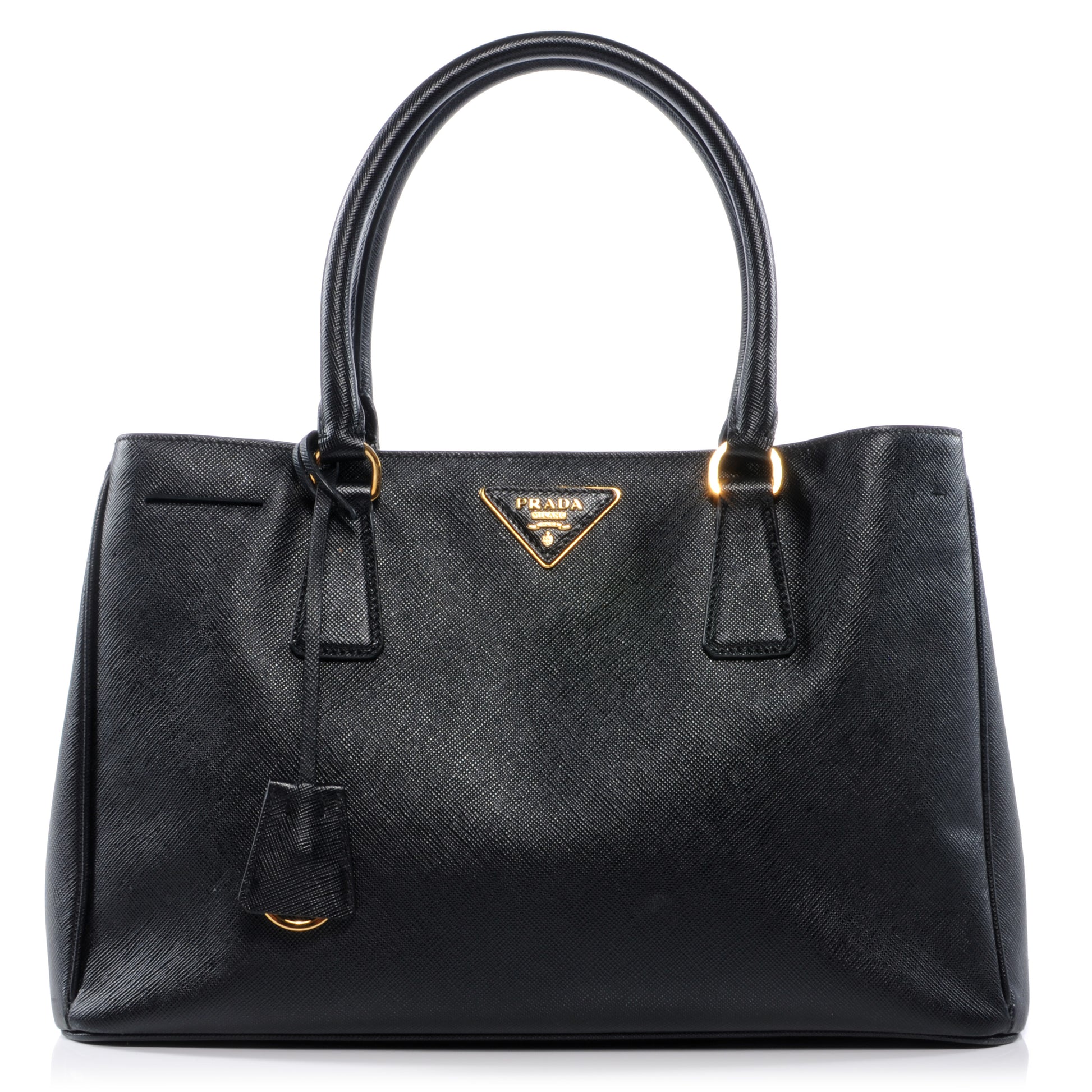 Prada Saffiano Lux Tote Black 1 of 9