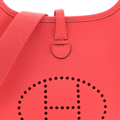 Hermes Taurillon Clemence Evelyne TPM Rose Texas Rose Jaipur 7 of 10