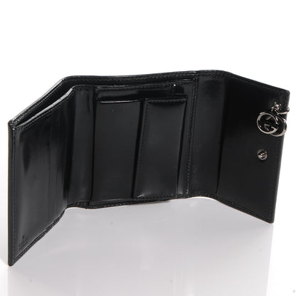 Gucci Imprime Monogram GG Pierce Tri Fold Wallet Black 5 of 7