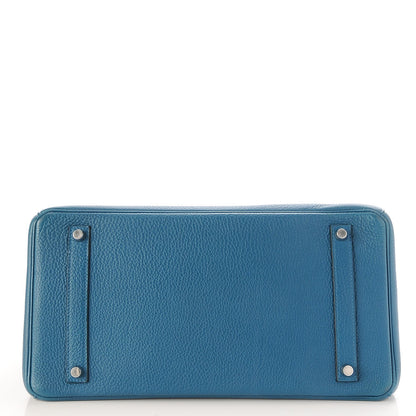 Hermes Togo Birkin 35 Bleu de Galice 6 of 33