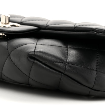 Chanel Calfskin Quilted CC Uniform Flap Belt Bag Black 9 of 10