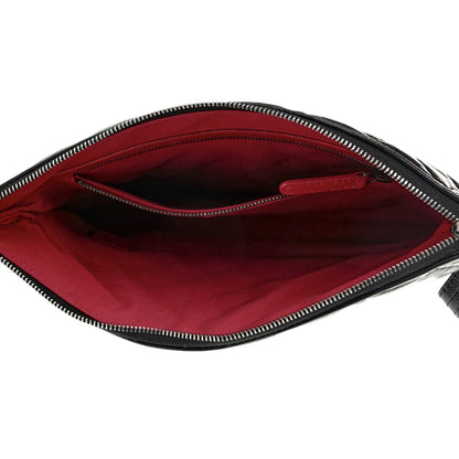Chanel Aged Calfskin Quilted Medium Gabrielle Cosmetic Case Black 4 of 4