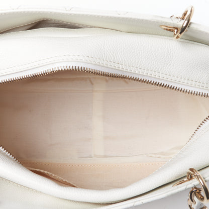 Chanel Caviar Quilted Petit Timeless Tote PTT White 6 of 9