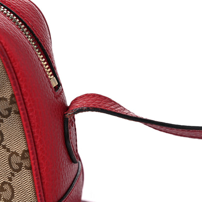 Gucci Monogram Mini Bree Messenger Bag Red 17 of 21