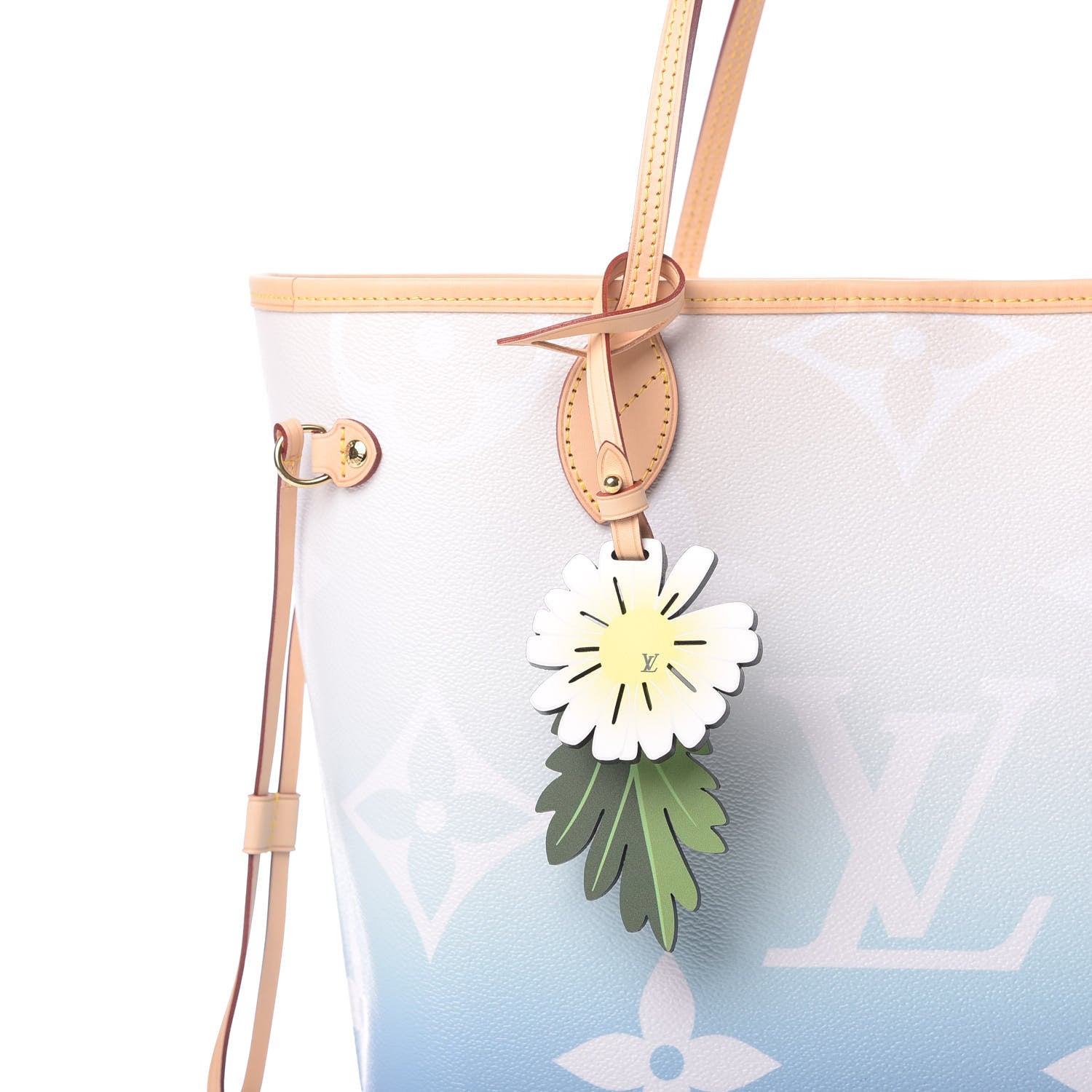Louis Vuitton Monogram Giant By The Pool Neverfull MM Blue 9 of 12