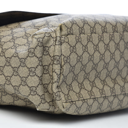 Gucci GG Plus Monogram Messenger Diaper Bag Dark Brown 9 of 12