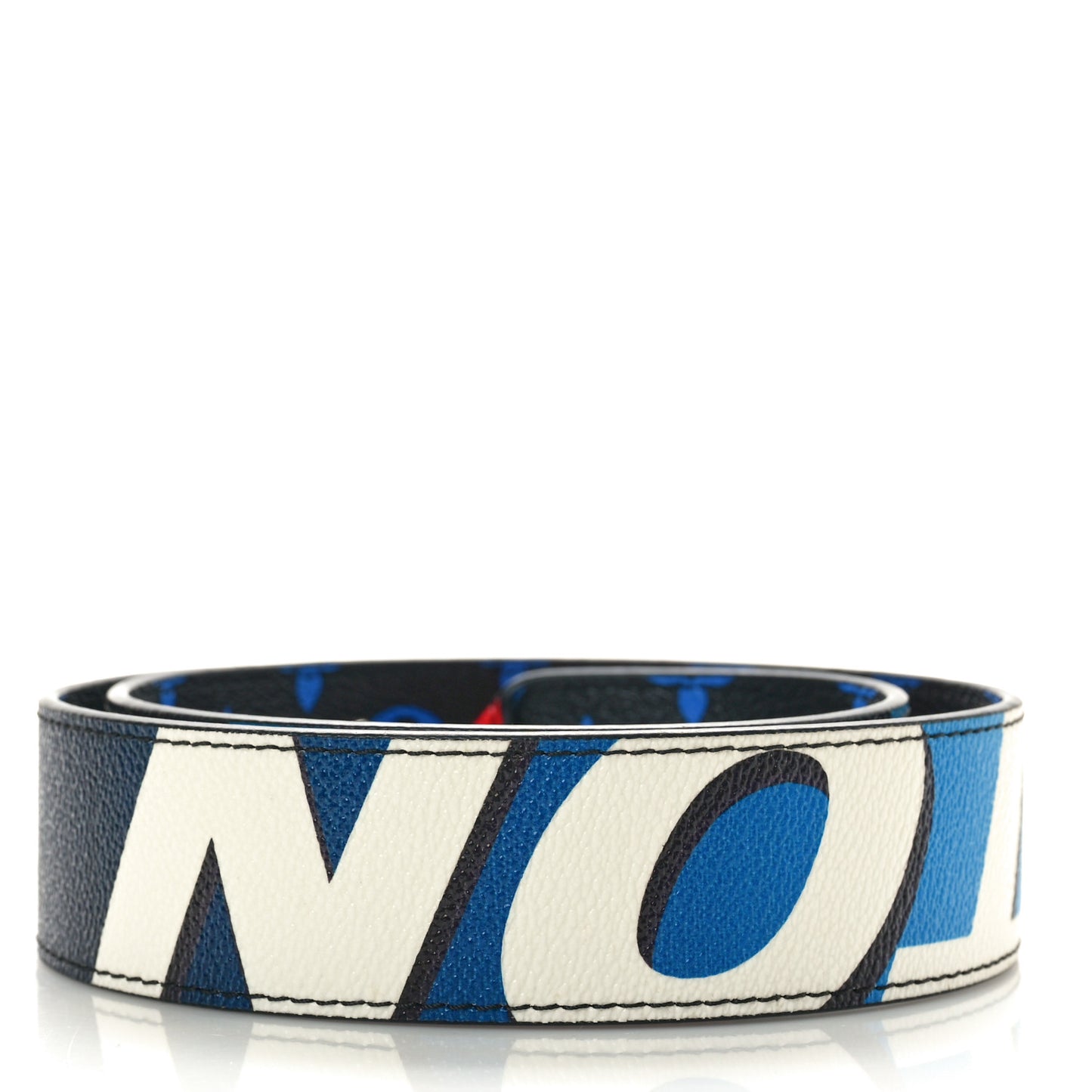 Canvas Bandouliere Shoulder Strap Black Bleu Digital