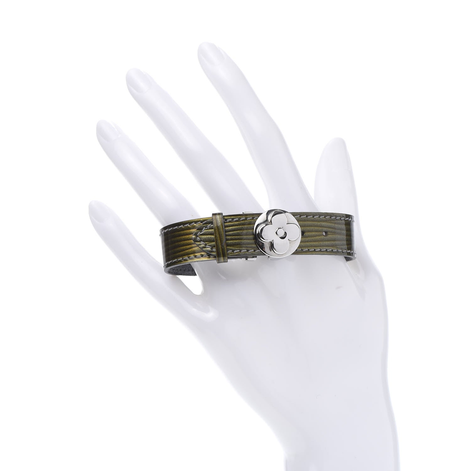 Louis Vuitton Metallic Cyber Epi Millennium Wish Bracelet 2 of 7