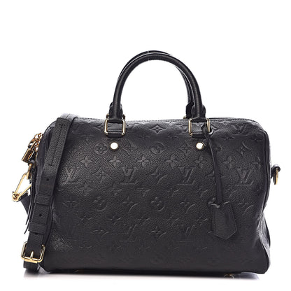 Louis Vuitton Empreinte Speedy Bandouliere 30 Black 1 of 9