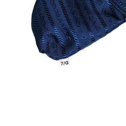 Prada Tessuto Nylon Saffiano Messenger Bag Baltico 7 of 10