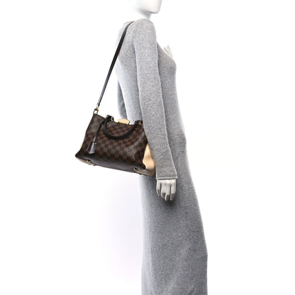 Louis Vuitton Damier Ebene Cuir Taurillon Brittany Creme 2 of 13