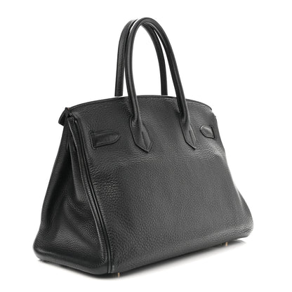 Hermes Taurillon Clemence Birkin 30 Black 3 of 16