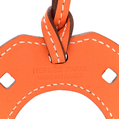 Hermes Swift Paddock Horseshoe Bag Charm Orange 3 of 3