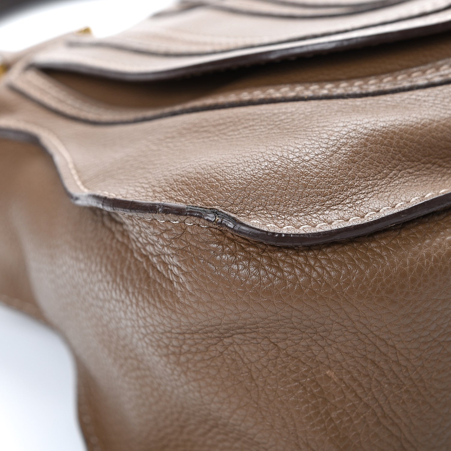 Chloe Calfskin Medium Marcie Satchel Barbour Khaki 11 of 19