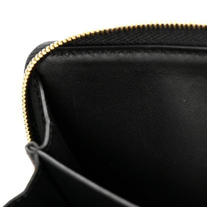 Louis Vuitton Lambskin Embossed Monogram Lou Coussin Wallet Black 7 of 8