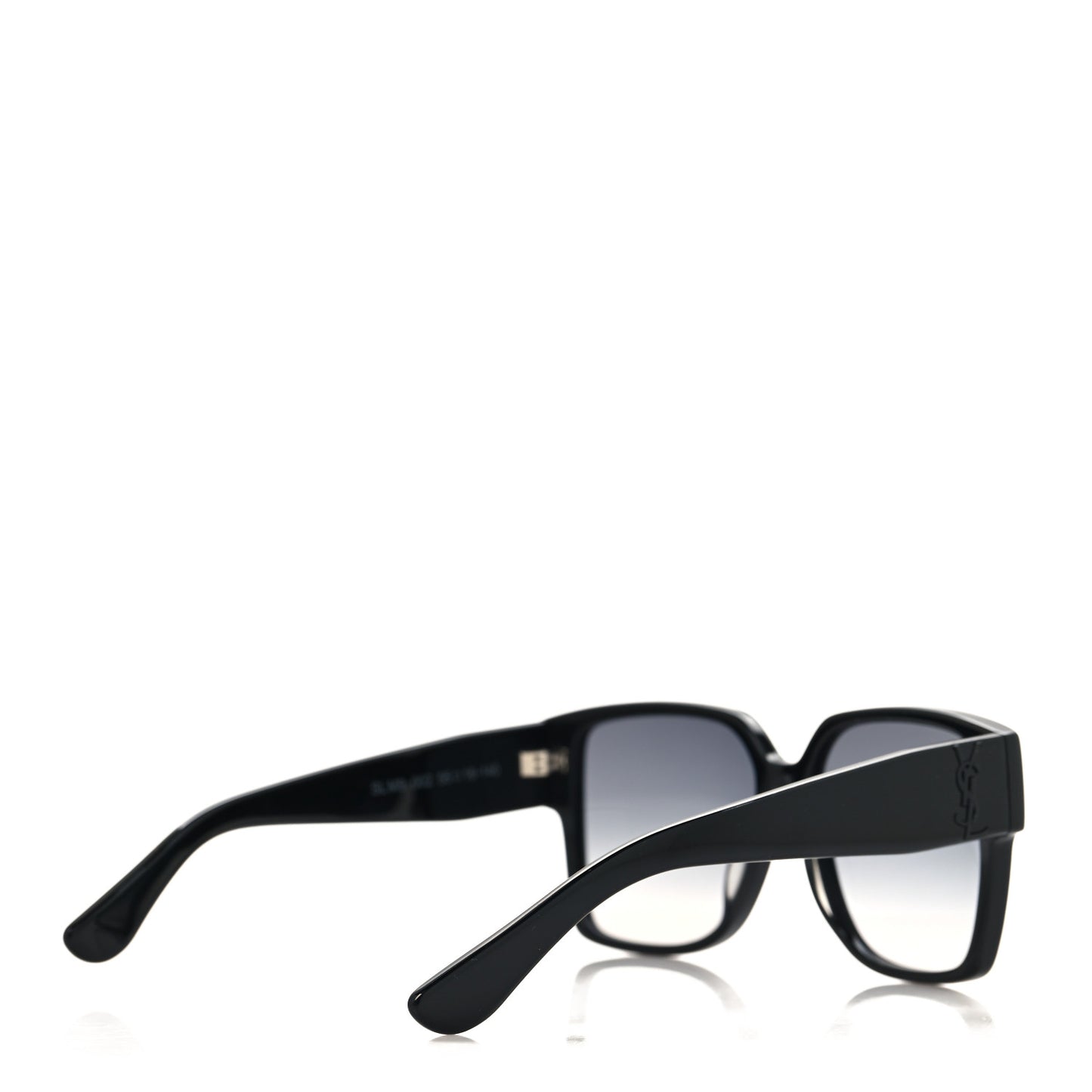 Acetate Square SLM9 002 Sunglasses Black