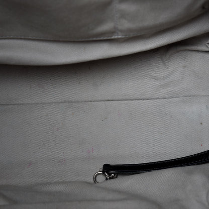Chanel Glazed Calfskin Large Deauville Tote Black 9 of 15