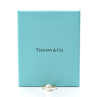 Tiffany 18K Rose Gold Pearl 8mm HardWear Ball Ring 48 4.5 6 of 6