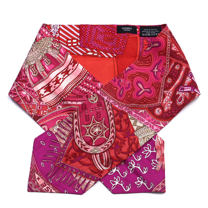 Hermes Silk Twill-Up Rose 1 of 4