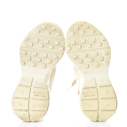 Gucci Calfskin Logo Womens Rhyton Sneakers 35.5 Ivory 7 of 16