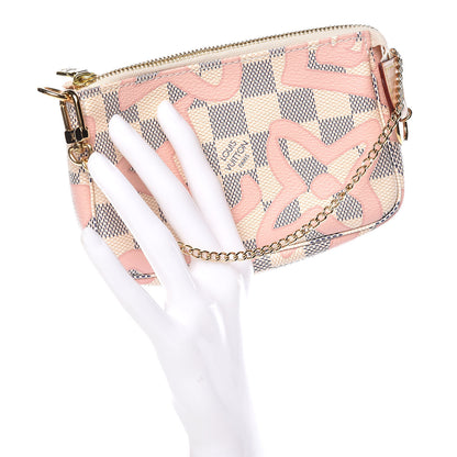 Louis Vuitton Damier Azur Tahitienne Mini Pochette Accessories 2 of 10
