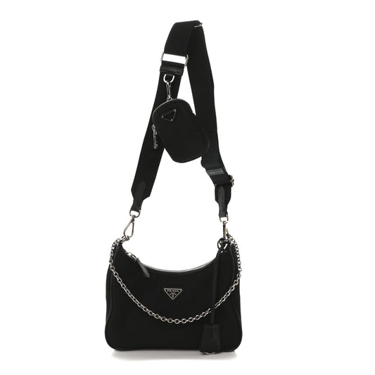 Nylon Re-Edition 2005 Shoulder Bag Black