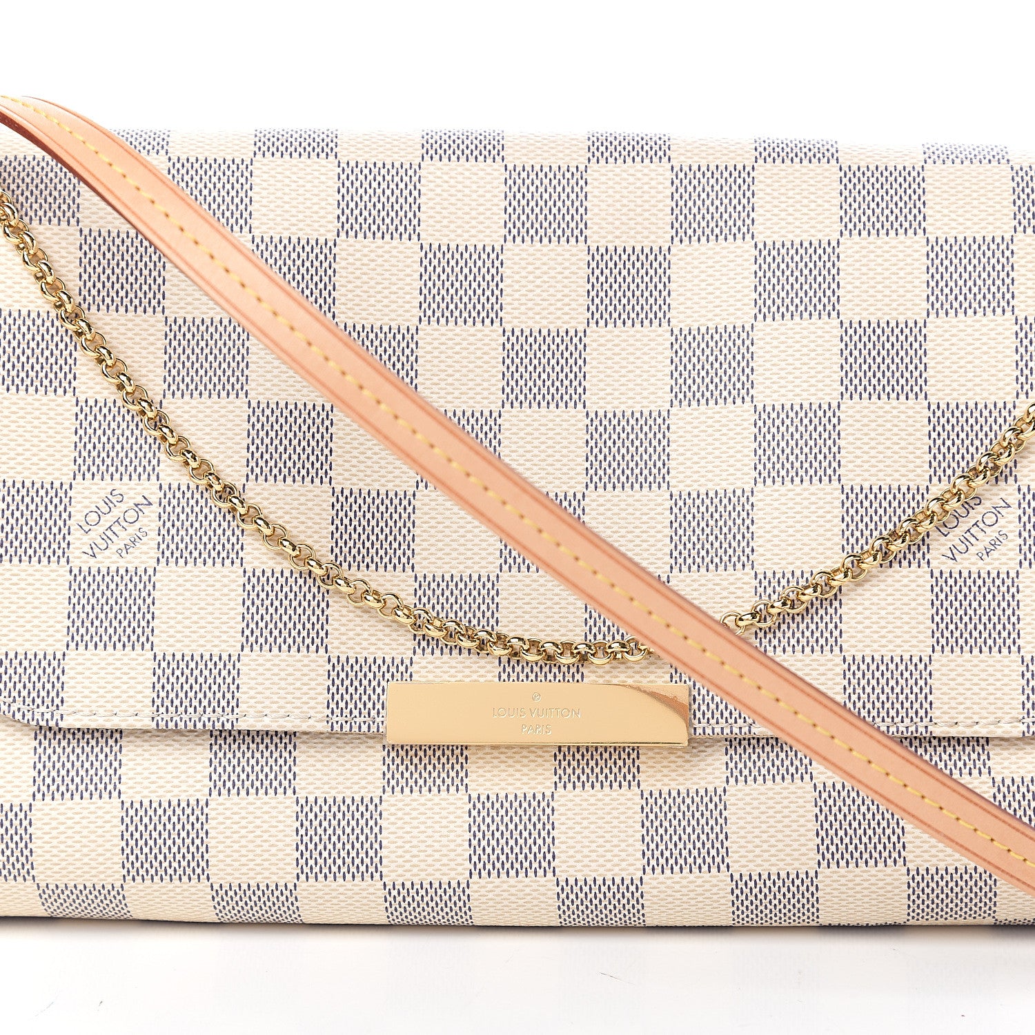 Louis Vuitton Damier Azur Favorite MM 7 of 10