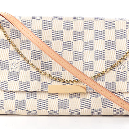 Louis Vuitton Damier Azur Favorite MM 7 of 10