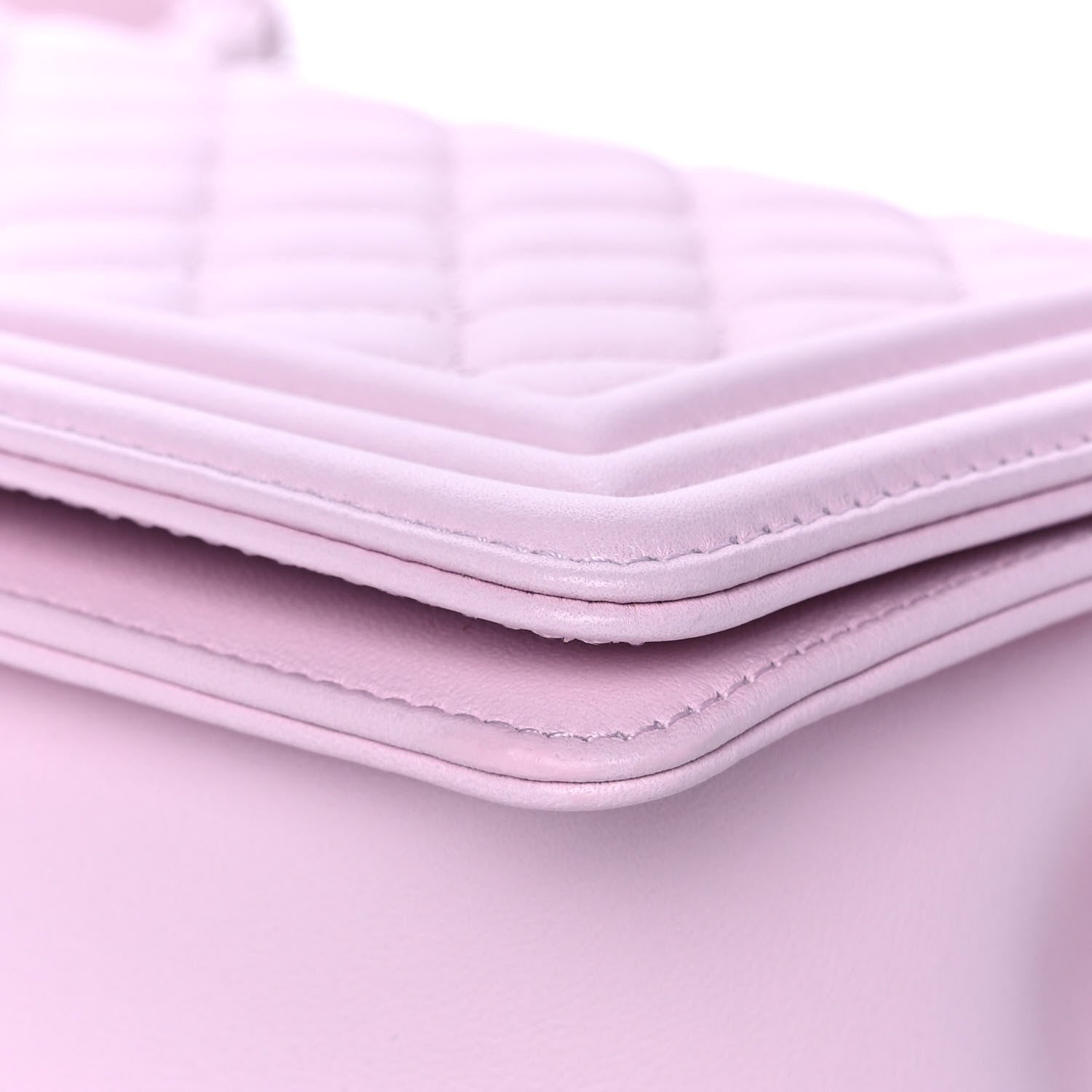 Chanel Lambskin Quilted Medium Boy Flap Light Pink 9 of 13