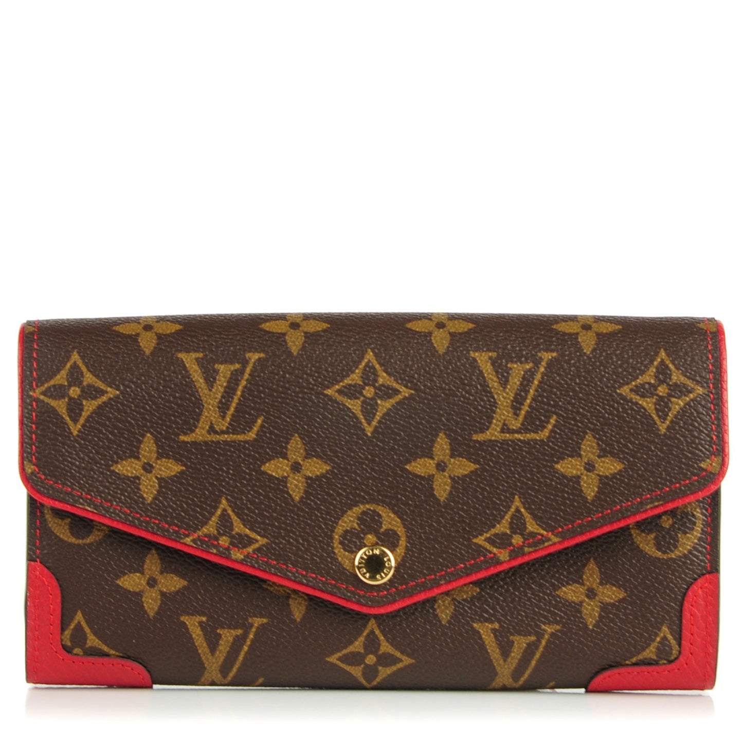 Monogram Sarah Retiro Wallet Cherry