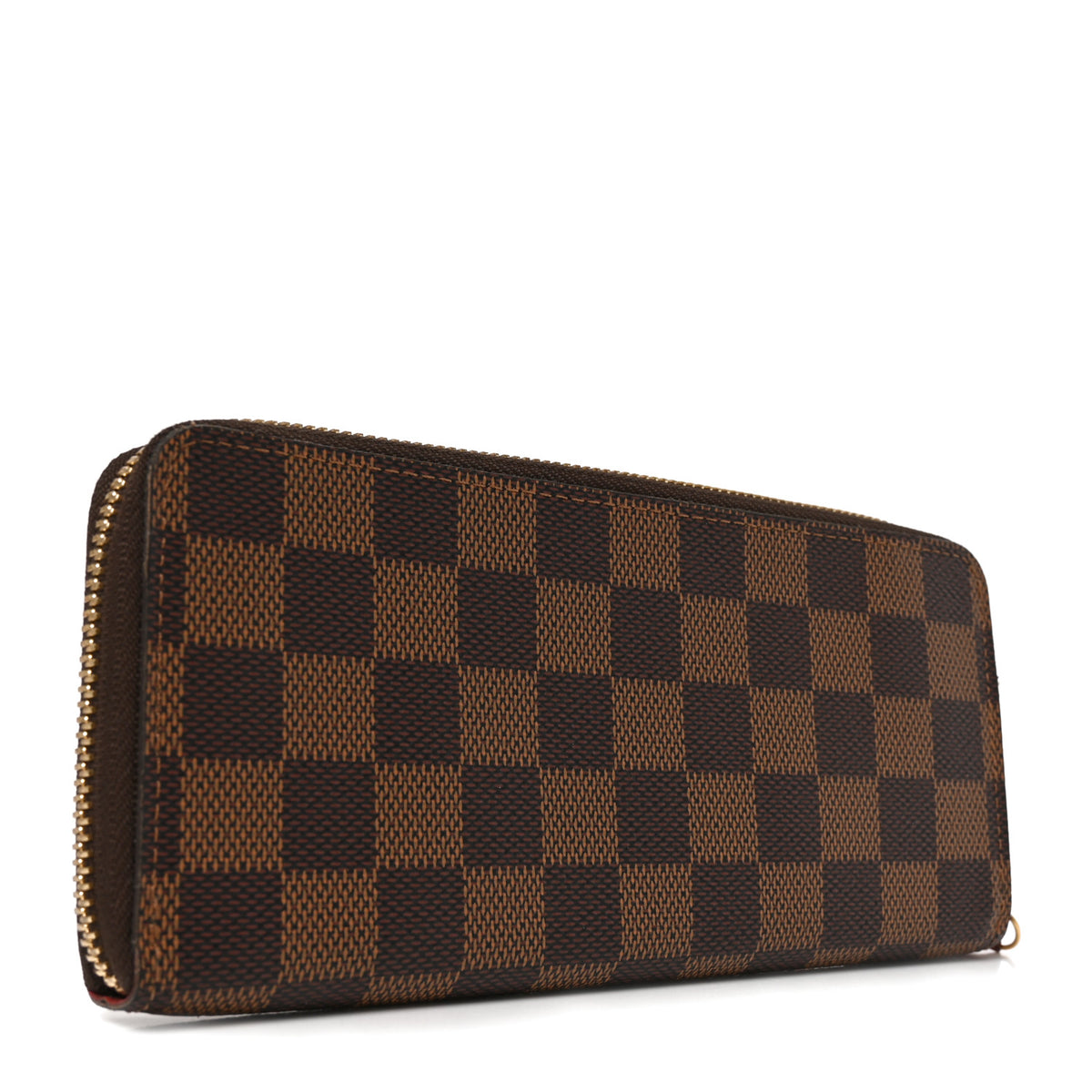 Louis Vuitton Damier Ebene Clemence Wallet Cherry 3 of 8