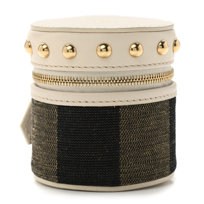 Fendi Pequin Studded Mini Box Camelia 1 of 8