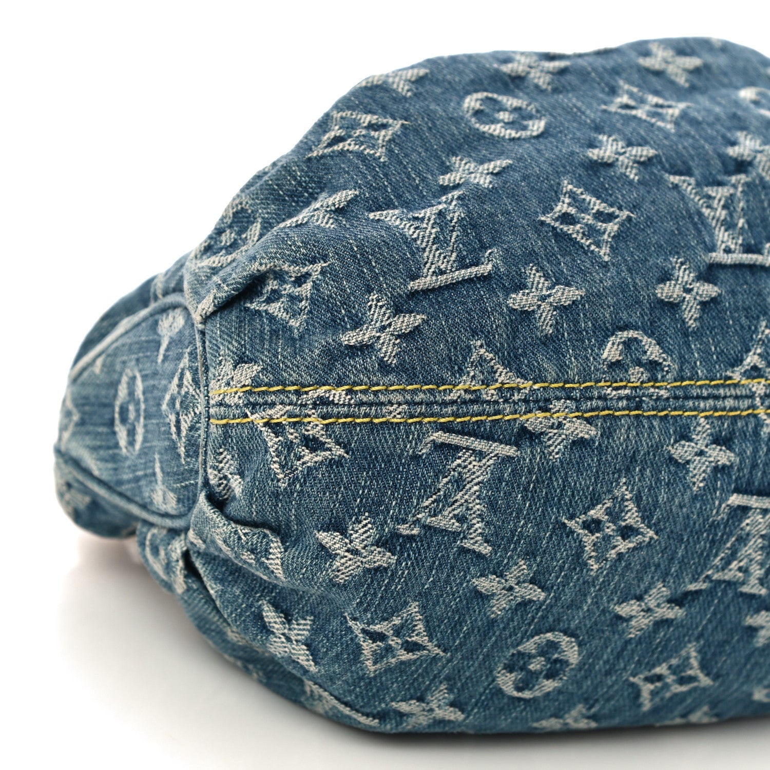 Louis Vuitton Monogram Denim Pleaty Blue 8 of 9