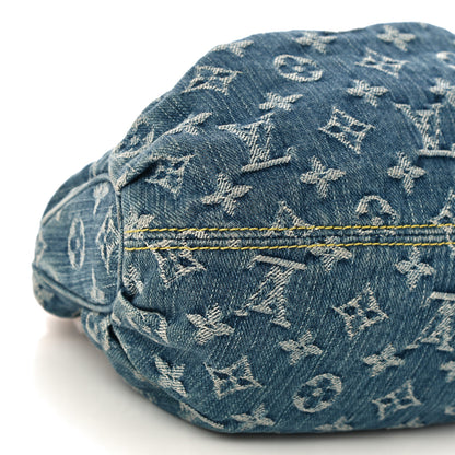 Louis Vuitton Monogram Denim Pleaty Blue 8 of 9